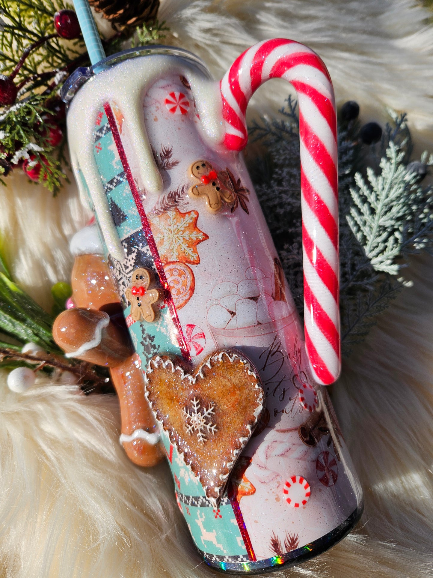 Gingerbread tumbler 24oz