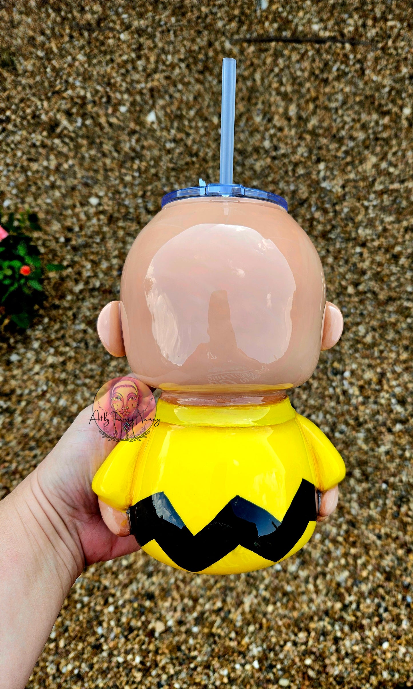 Yellow kid tumbler 24oz