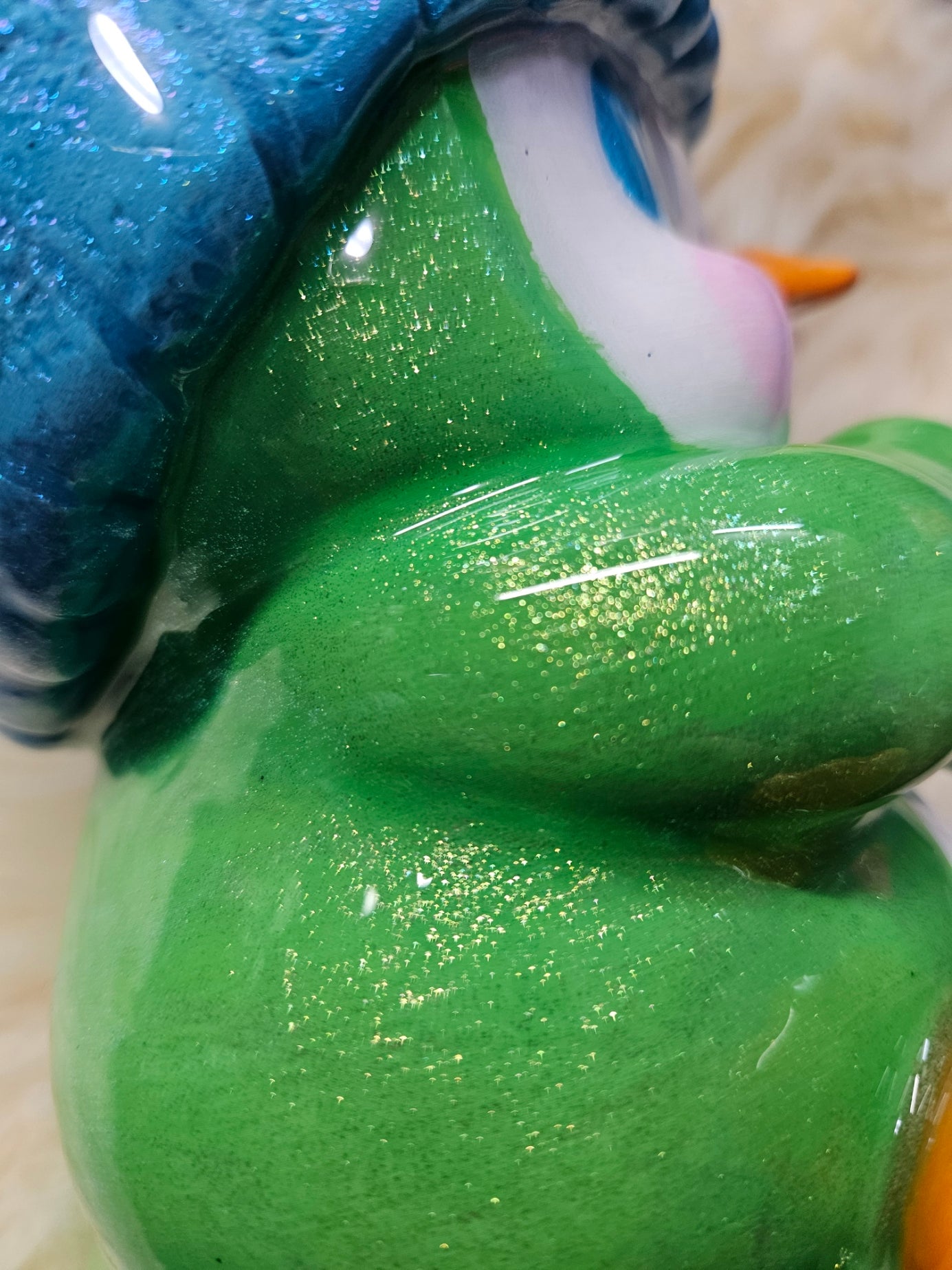 Green Penguin tumbler 24oz