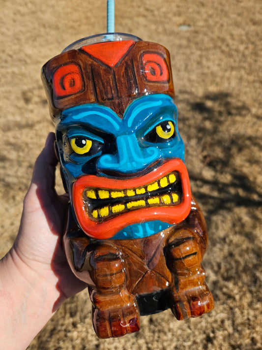 Tiki Māori tumbler 24oz