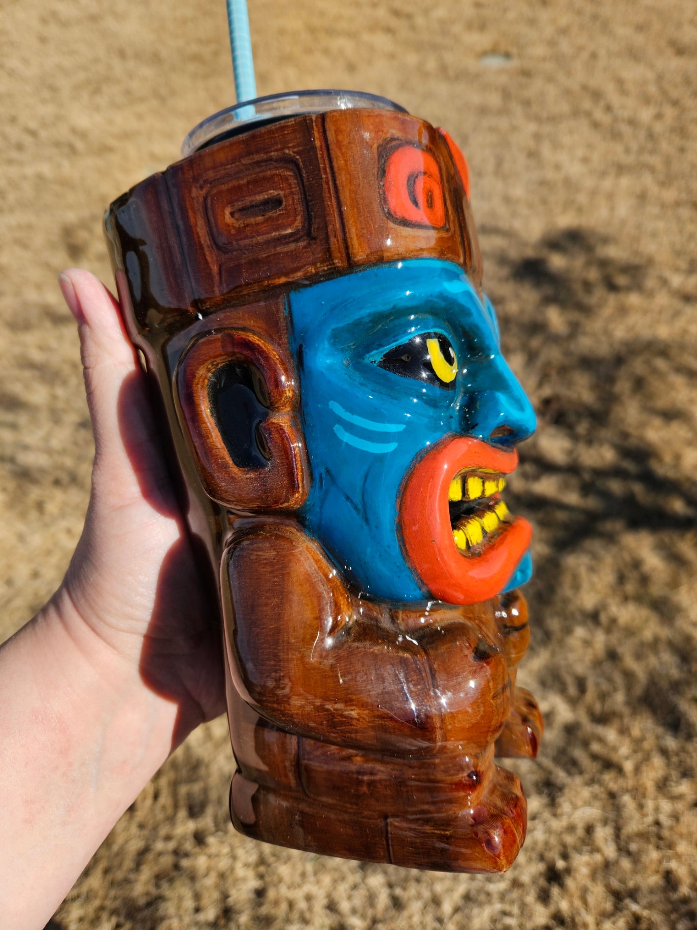 Tiki Māori tumbler 24oz