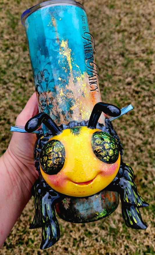 Cute 3D bee tumbler 30oz