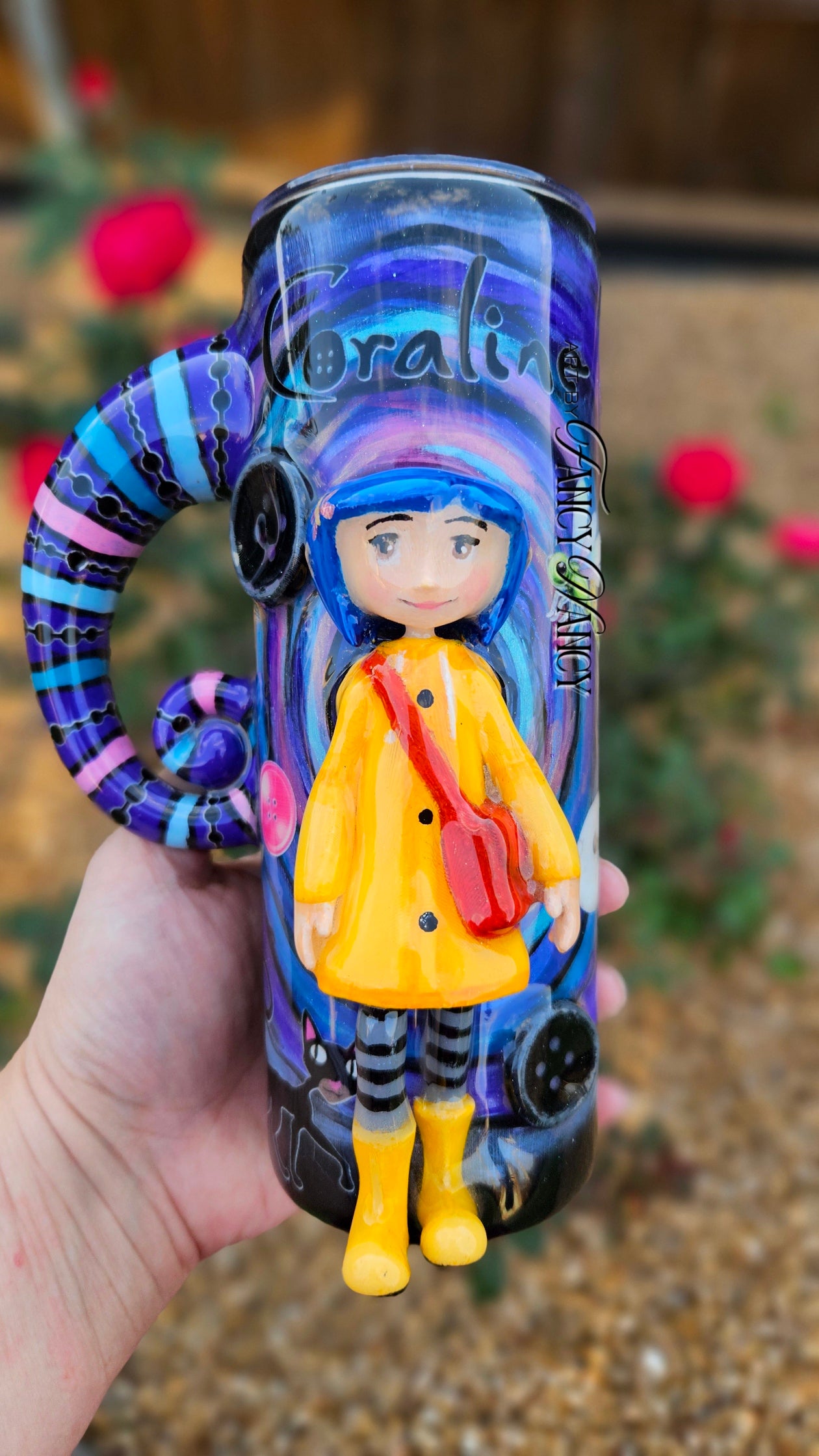 Button girl 20oz