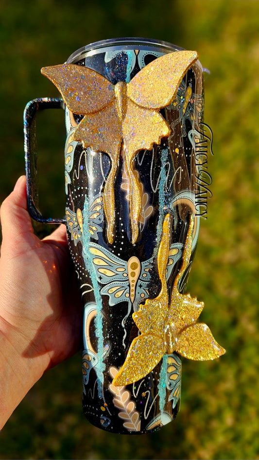 Elegant Moth 40oz Modern