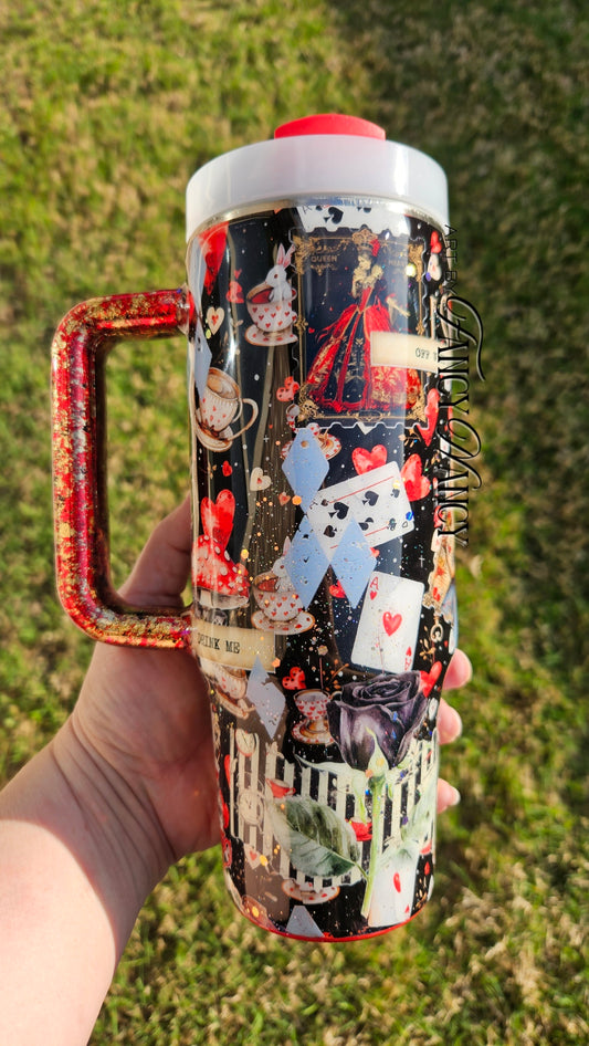 Alice Collage tumbler 30oz