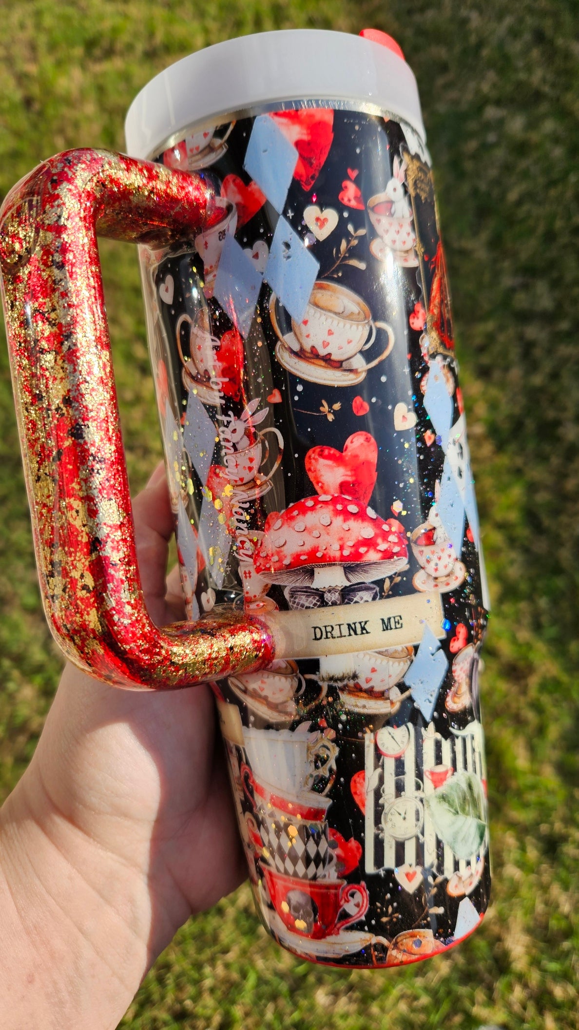 Alice Collage tumbler 30oz