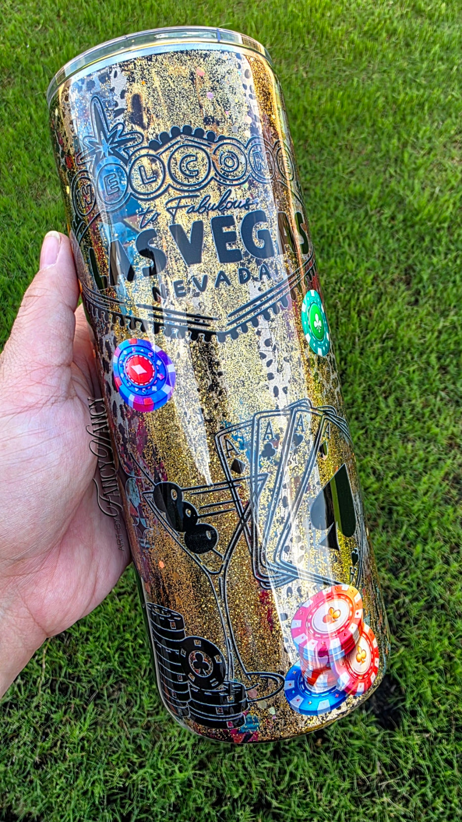 Vegas Baby tumbler 30oz thick