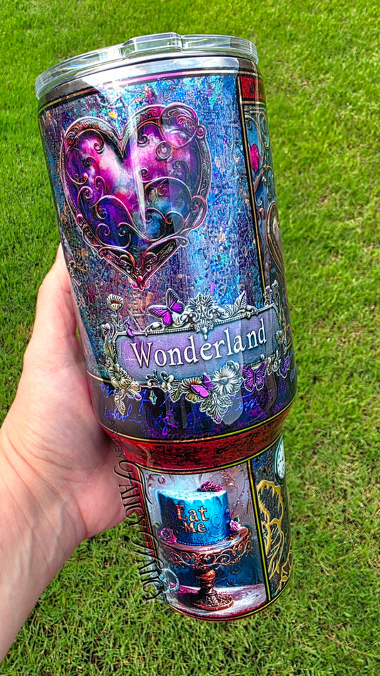 Dark Burgundy Alice tumbler 40oz