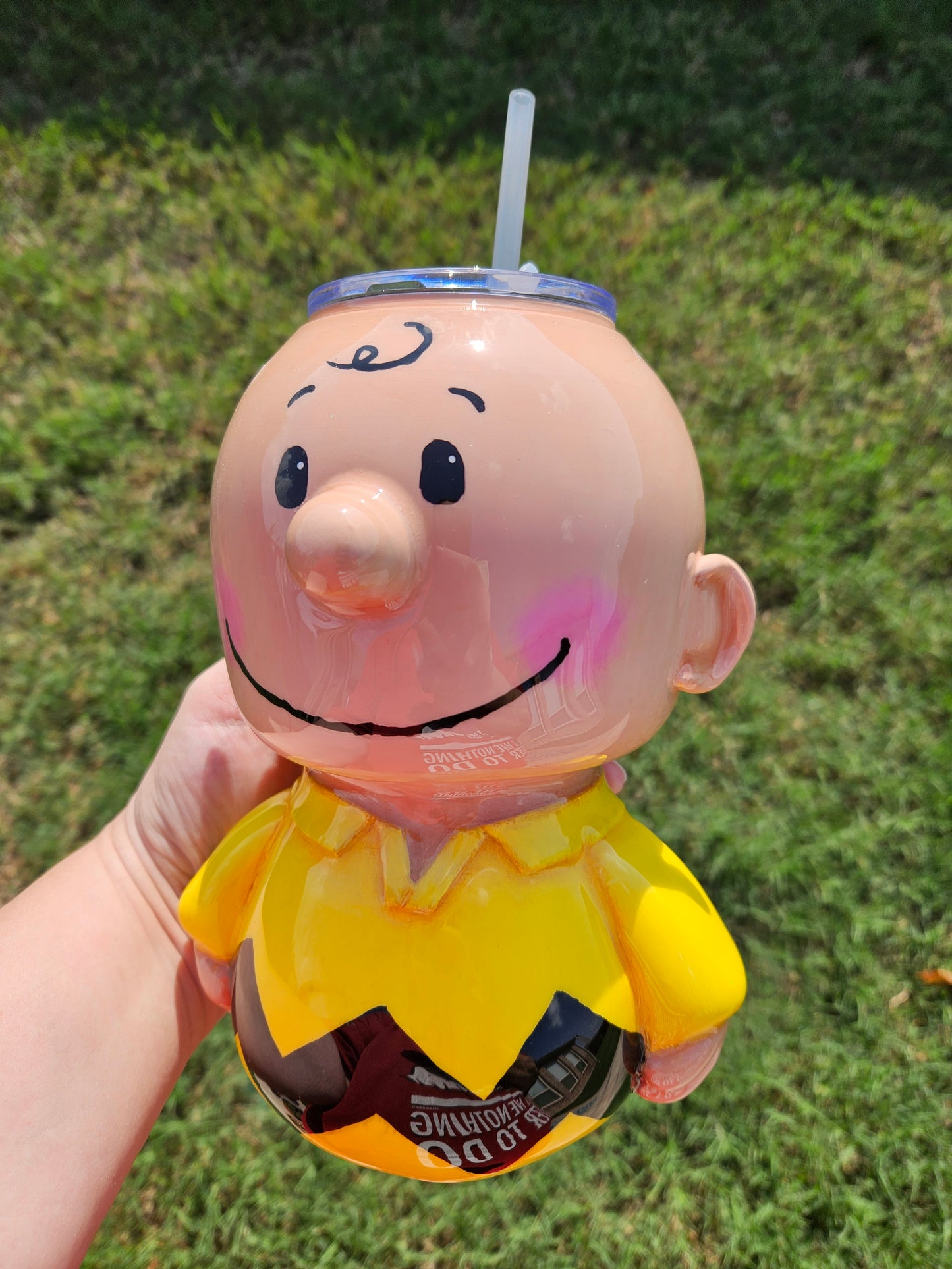 Yellow kid tumbler 24oz