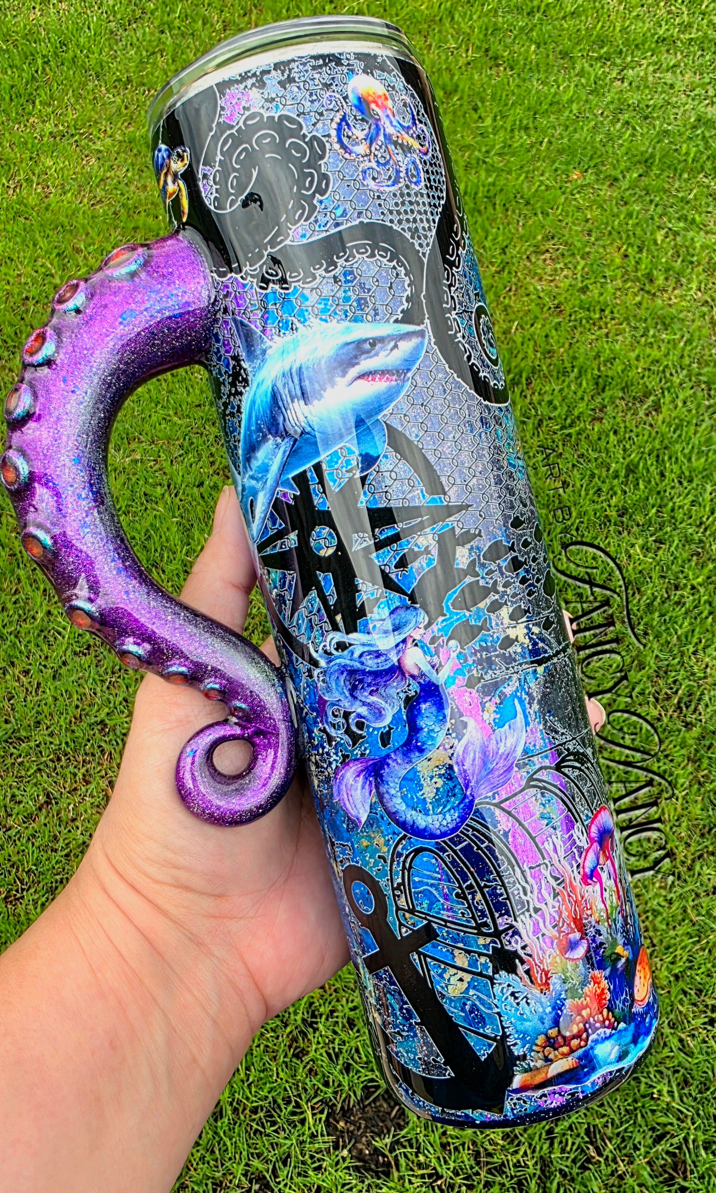 Dark sea tumbler 35oz