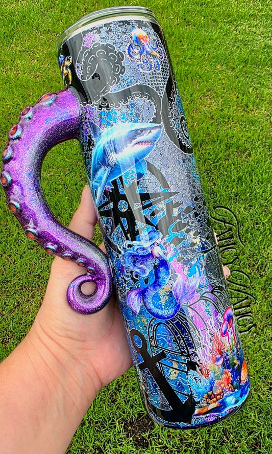 Dark sea tumbler 35oz