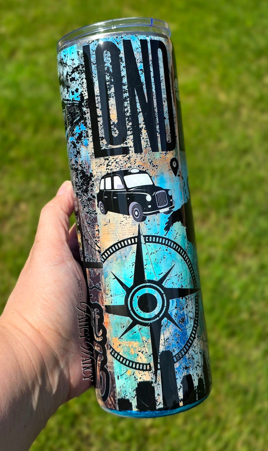 London travel 30oz tumbler