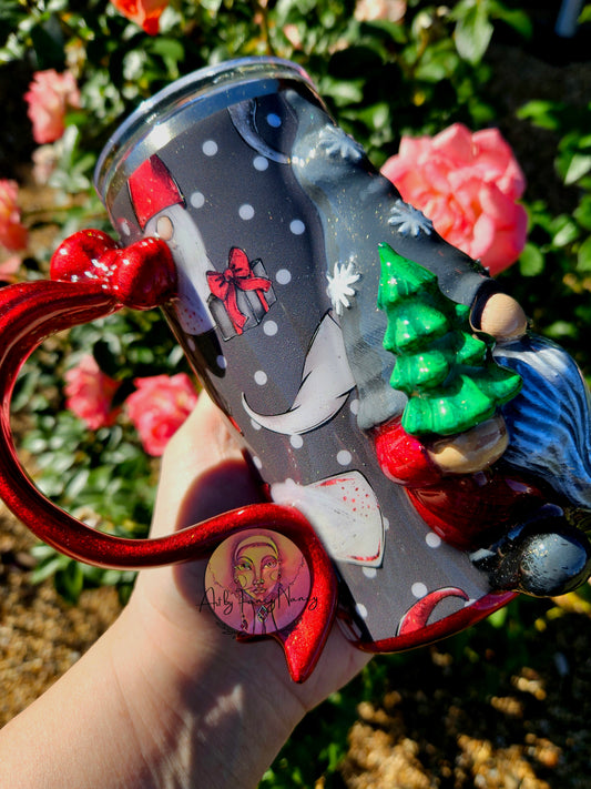 Holiday gnome mug 16oz