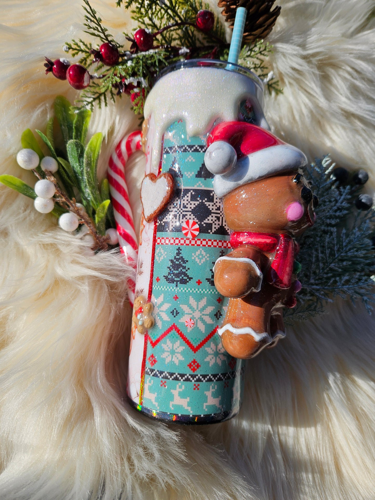 Gingerbread tumbler 24oz