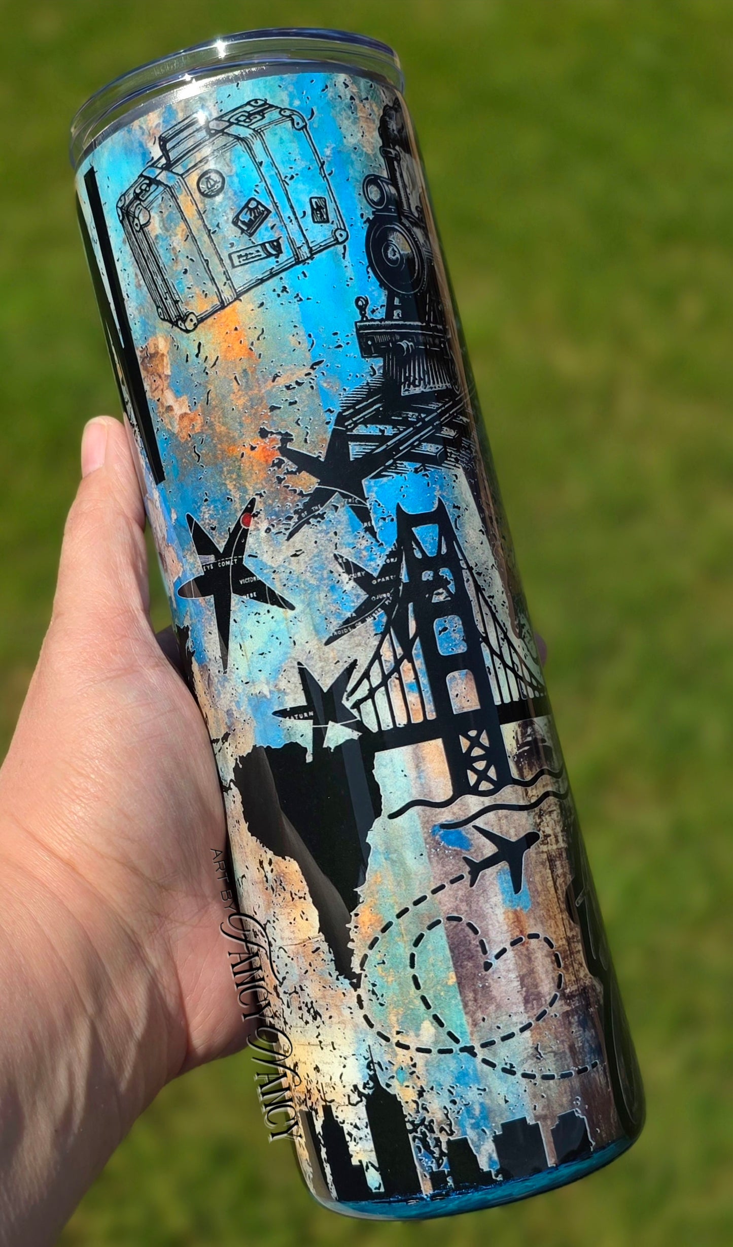 London travel 30oz tumbler