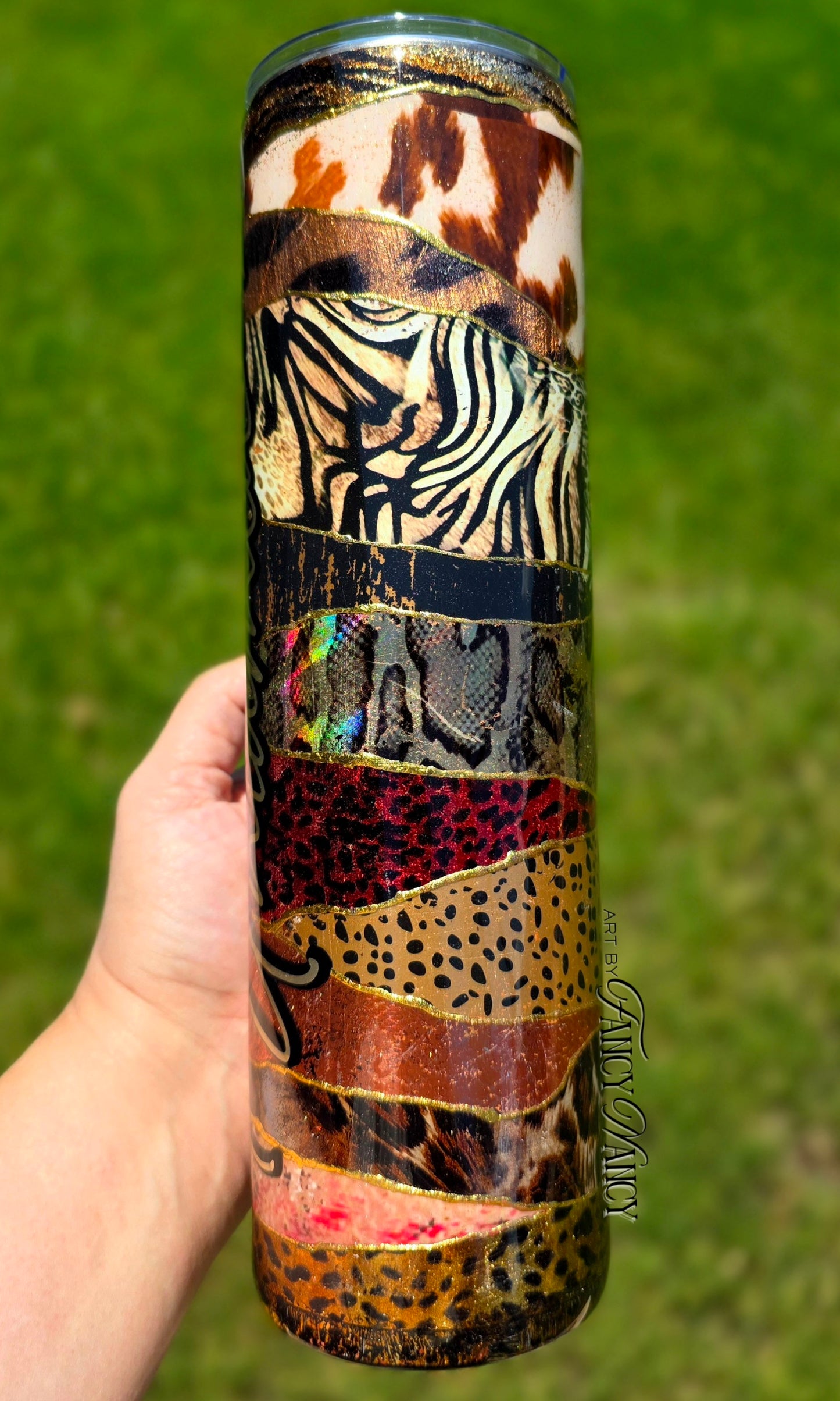 Untamed animal print 35oz