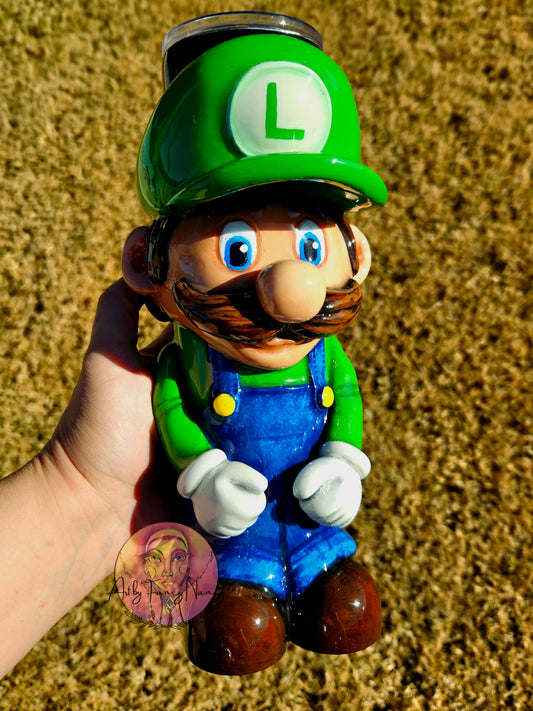 Green Plumber Dude 32oz tumbler