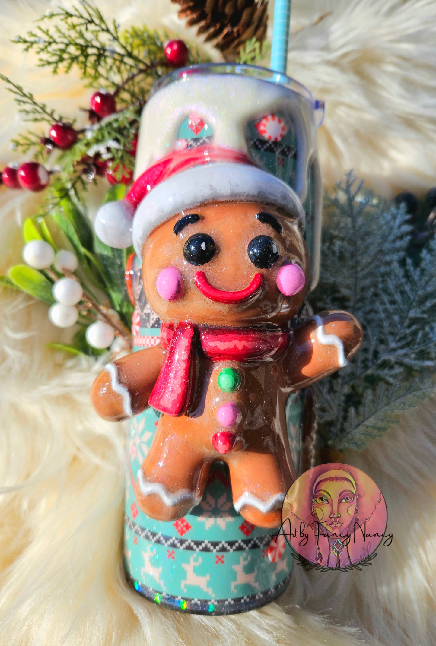 Gingerbread tumbler 24oz