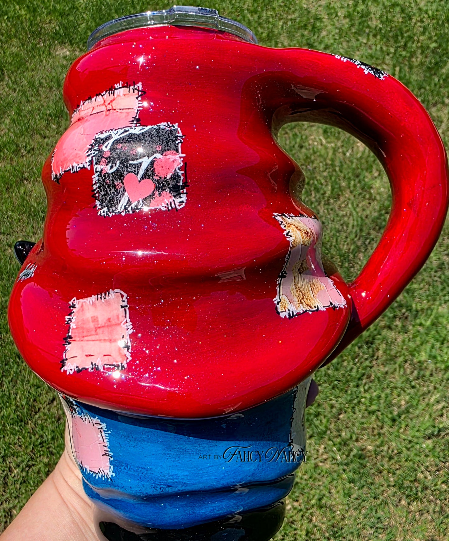 Fat Gnome tumbler With Handle 24oz