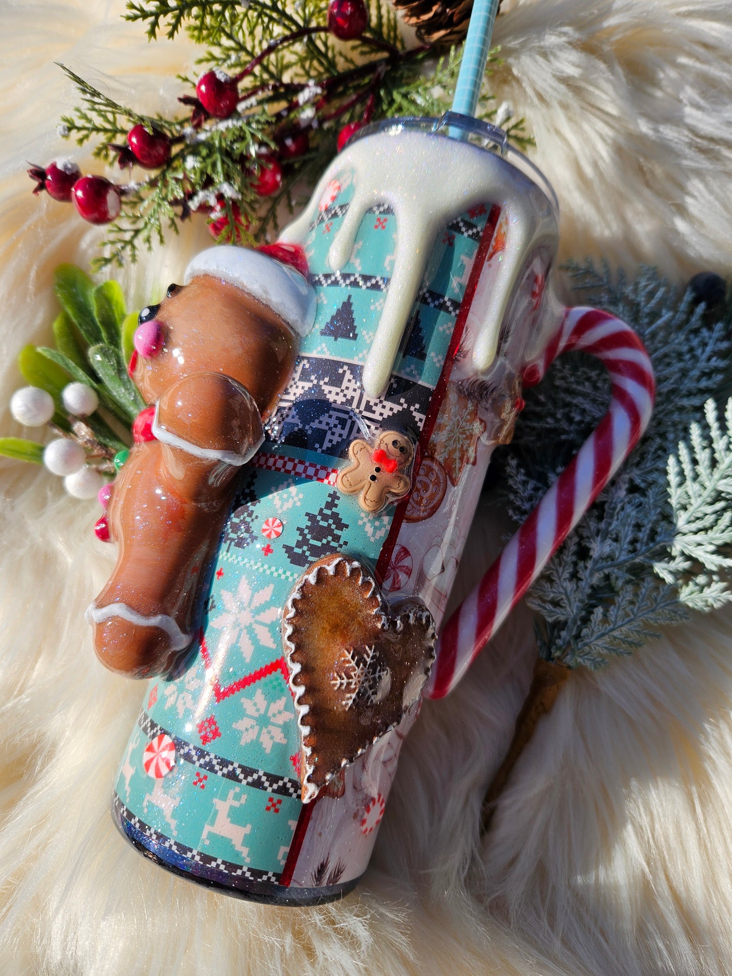 Gingerbread tumbler 24oz