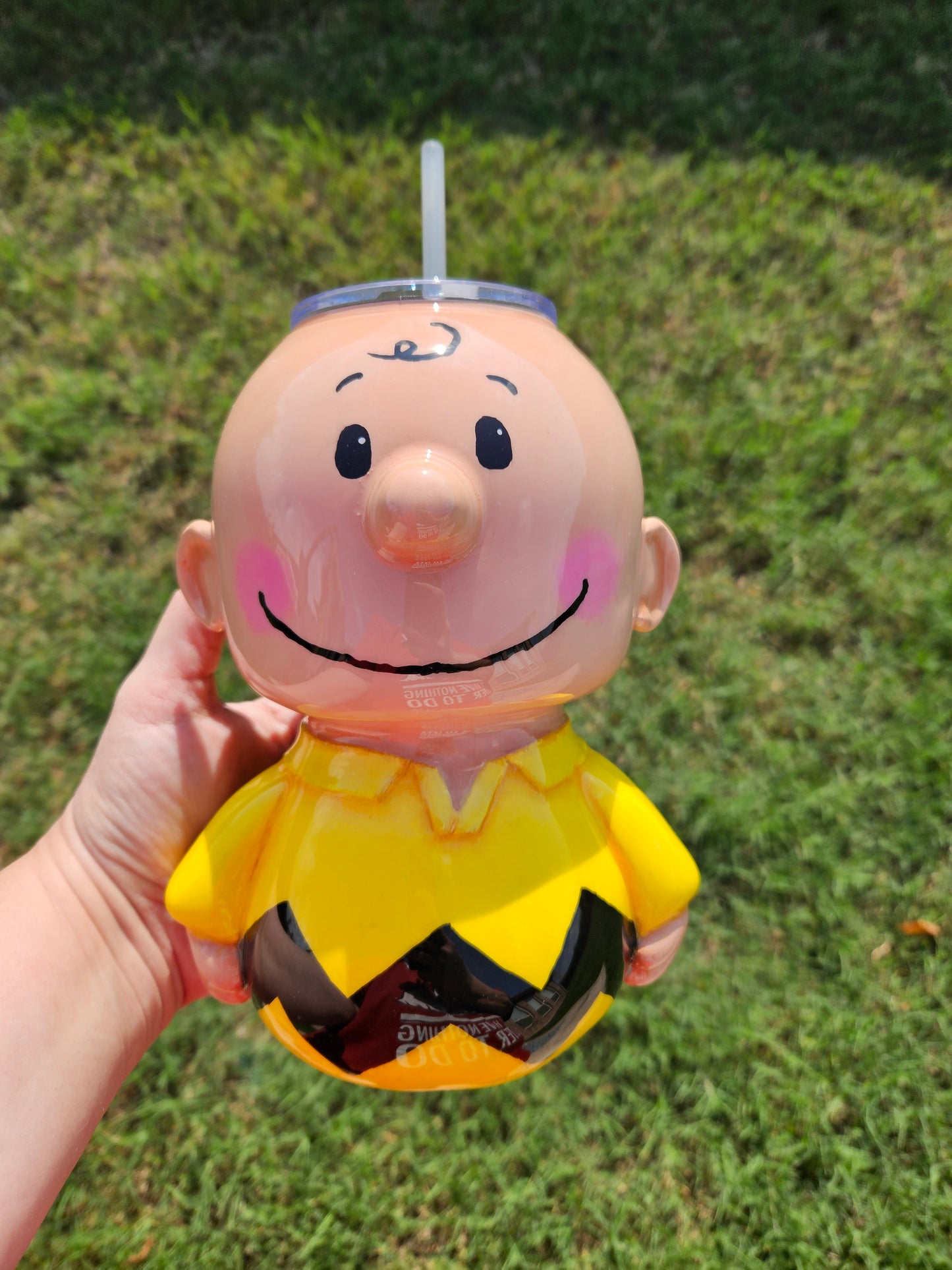 Yellow kid tumbler 24oz