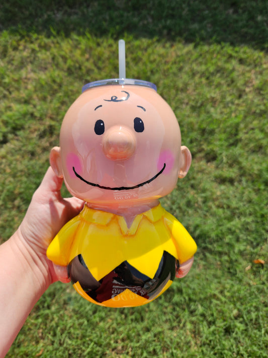 Yellow kid tumbler 24oz