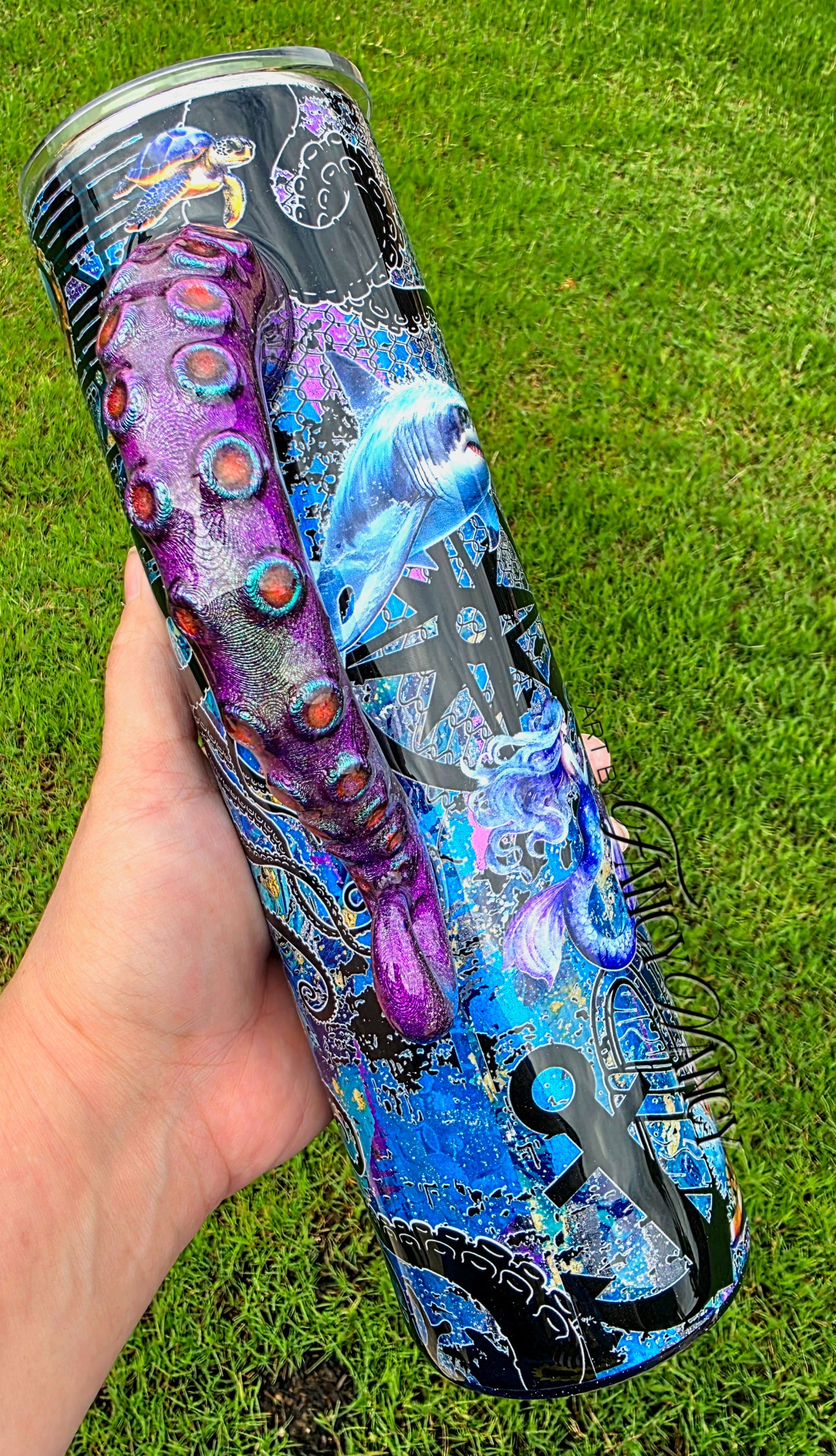 Dark sea tumbler 35oz